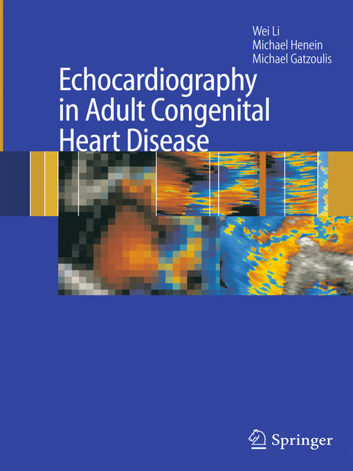 Title details for Echocardiography in Adult Congenital Heart Disease by Wei Li - Wait list